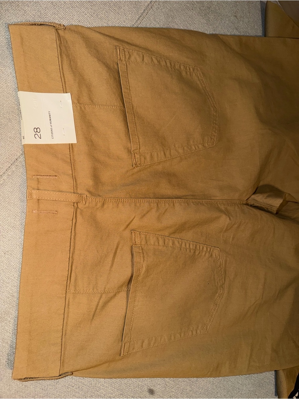 Wide-Leg High-Waist Pants in Tan, PANTALONES PLISADOS PETRA - Picture 11 of 12